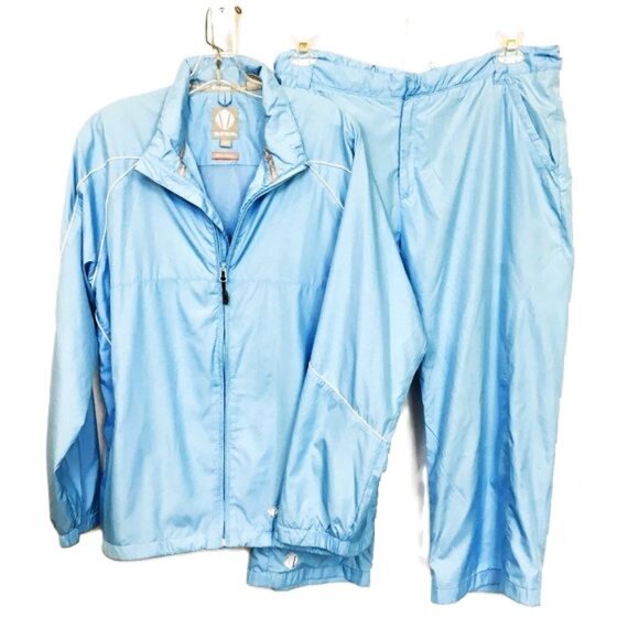 90’s 2 pc Jogging Work Out Suit  Vtg Sunice - Picture 1 of 15